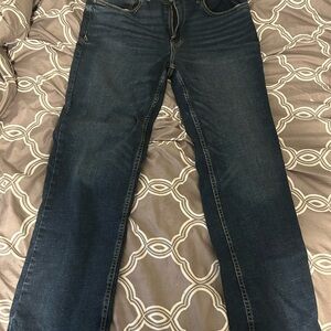 Men's Straight Leg Jeans in Dark Blue